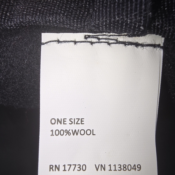 Black Wool Bucket Hat With Trim Classic Dressy Preppy - Picture 6 of 8